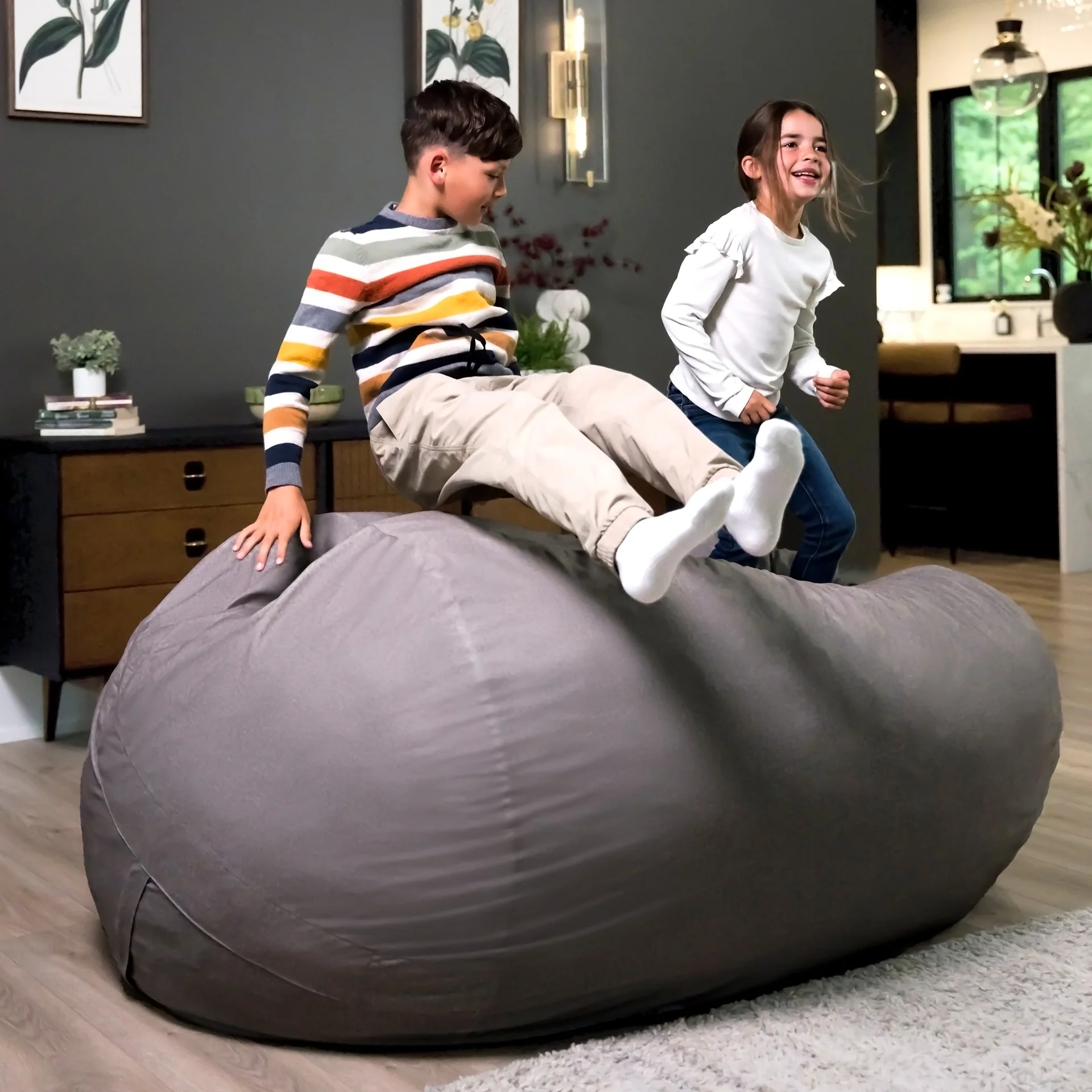 Fuf® 7Ft Foam Bean Bag - Image 124