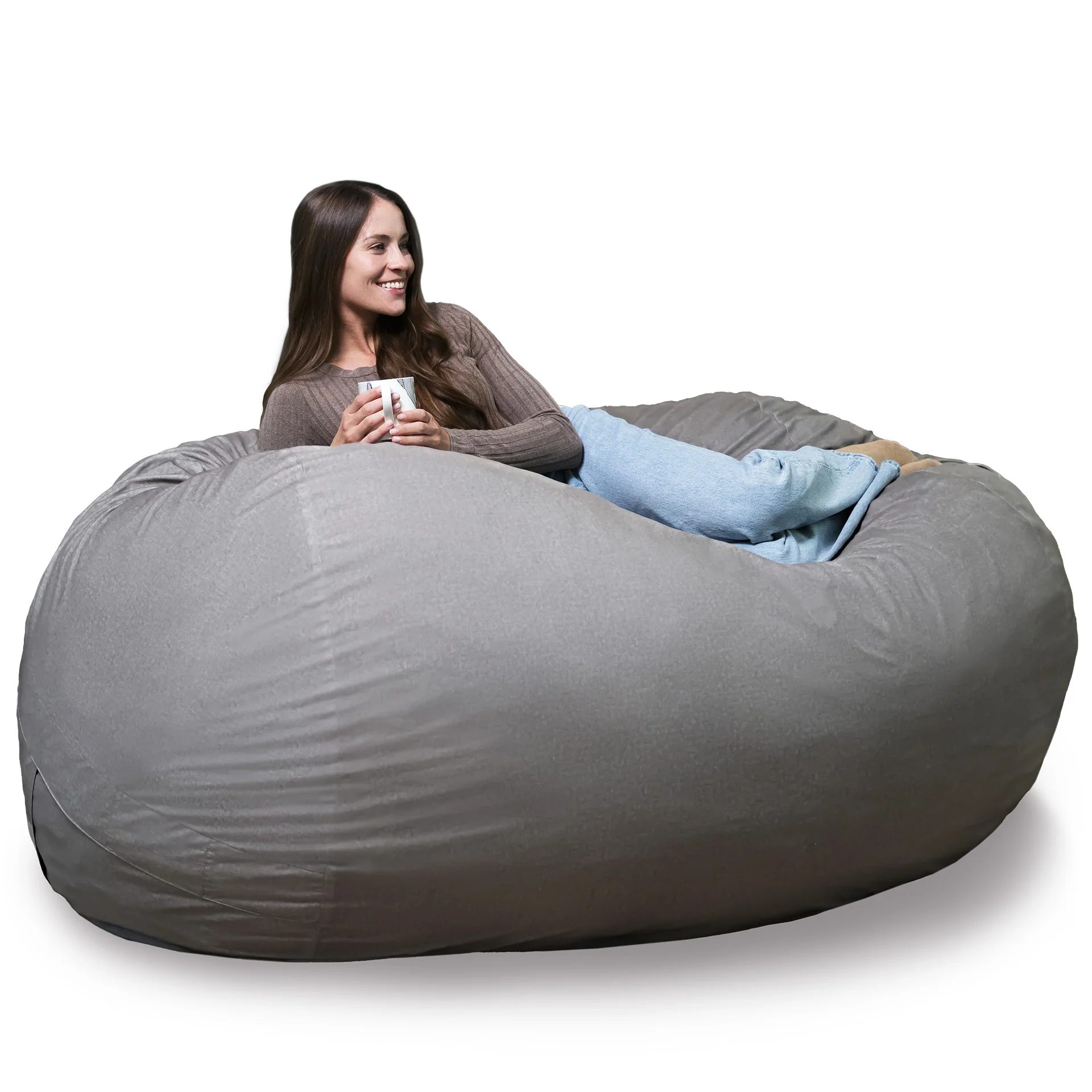 Fuf® 7Ft Foam Bean Bag - Image 131