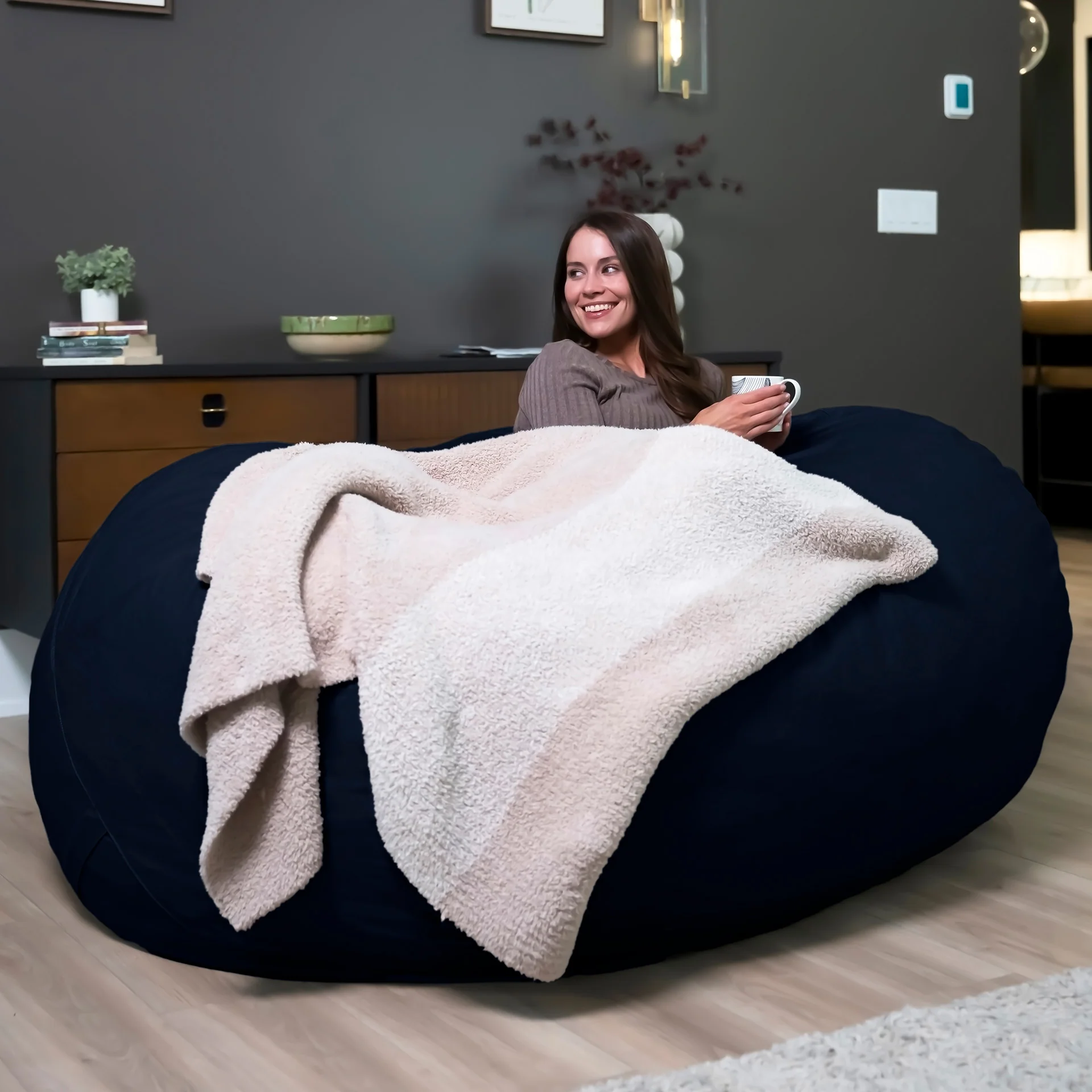 Fuf® 7Ft Foam Bean Bag - Image 134