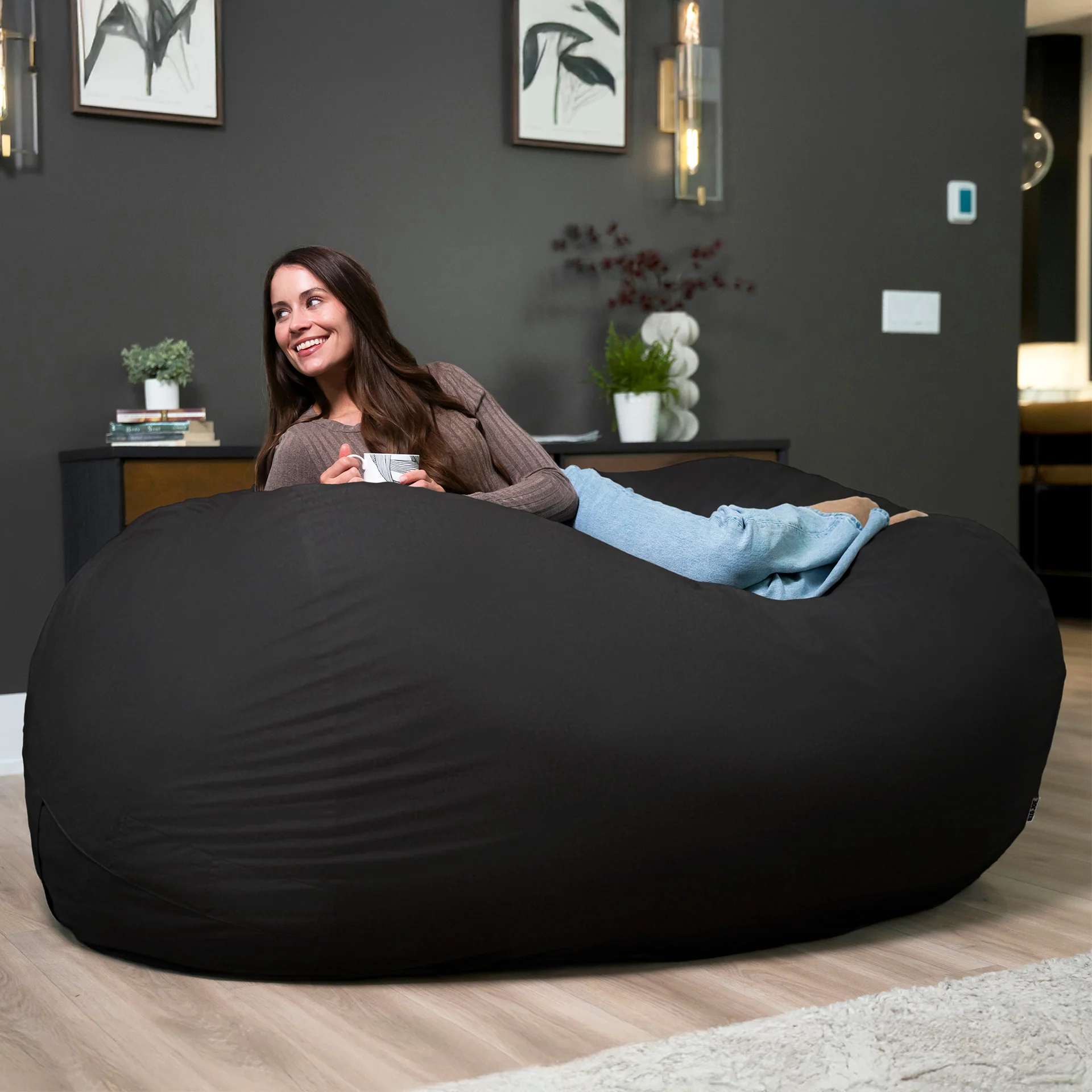 Fuf® 7Ft Foam Bean Bag - Image 153