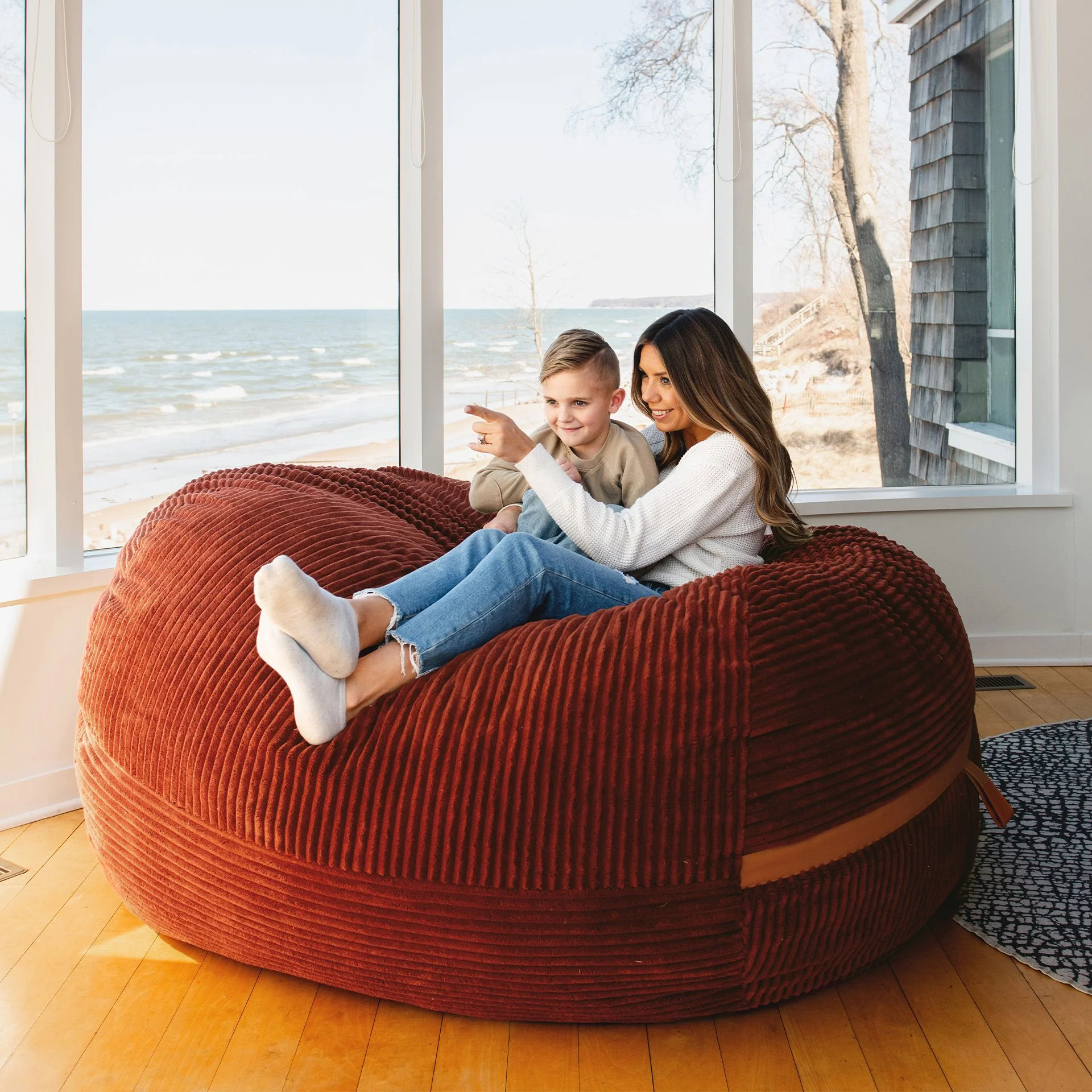 Fuf® 7Ft Foam Bean Bag - Image 16