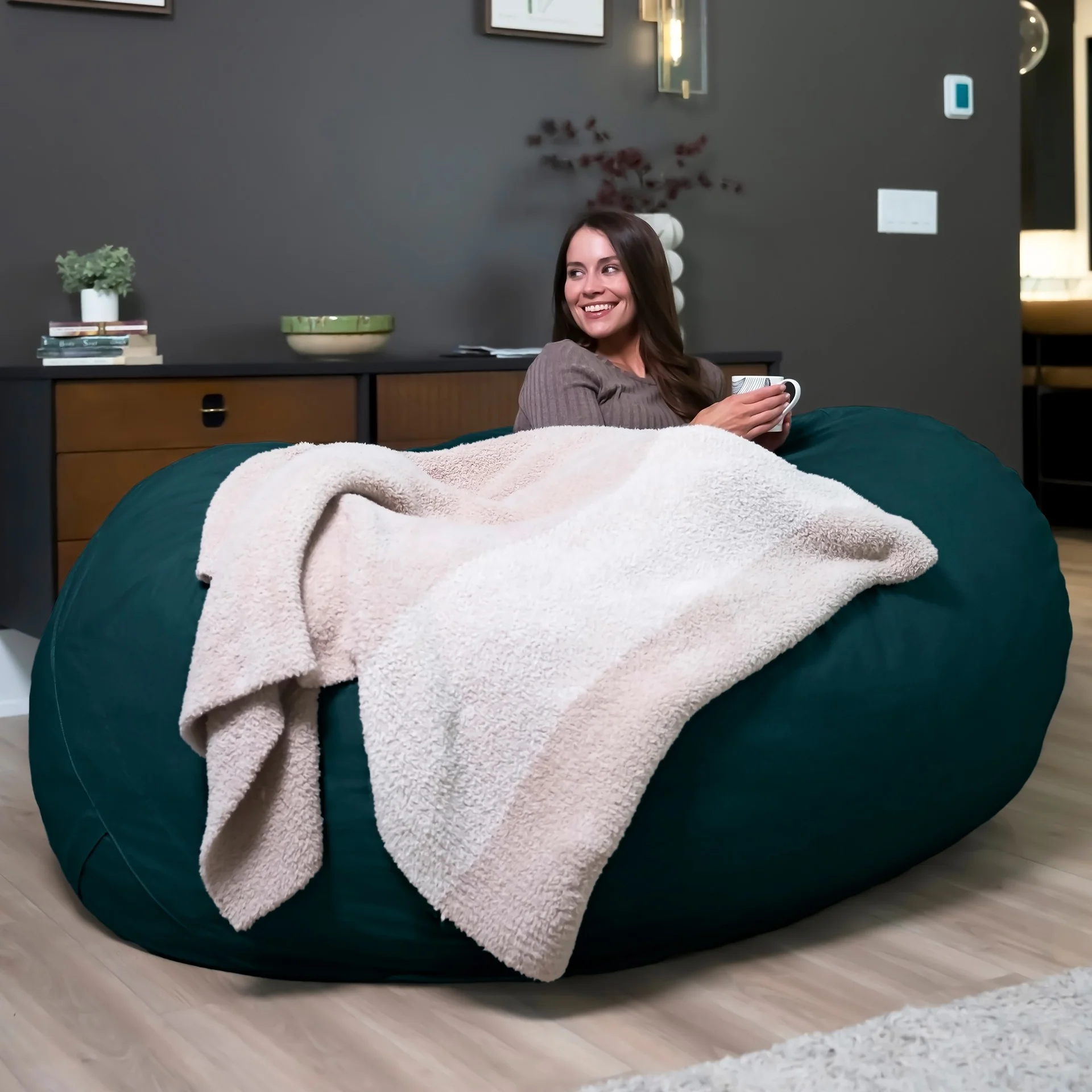 Fuf® 7Ft Foam Bean Bag - Image 169