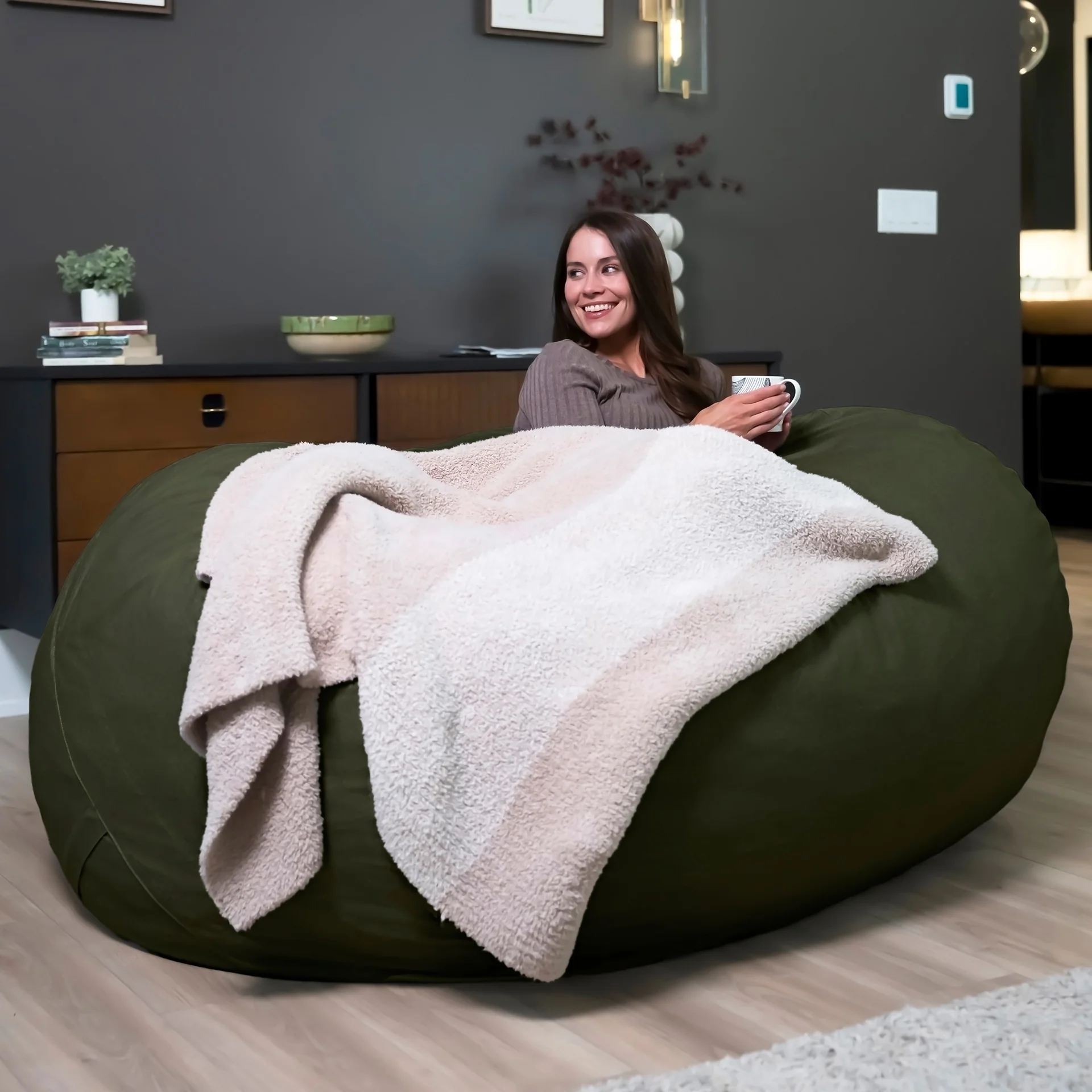 Fuf® 7Ft Foam Bean Bag - Image 178