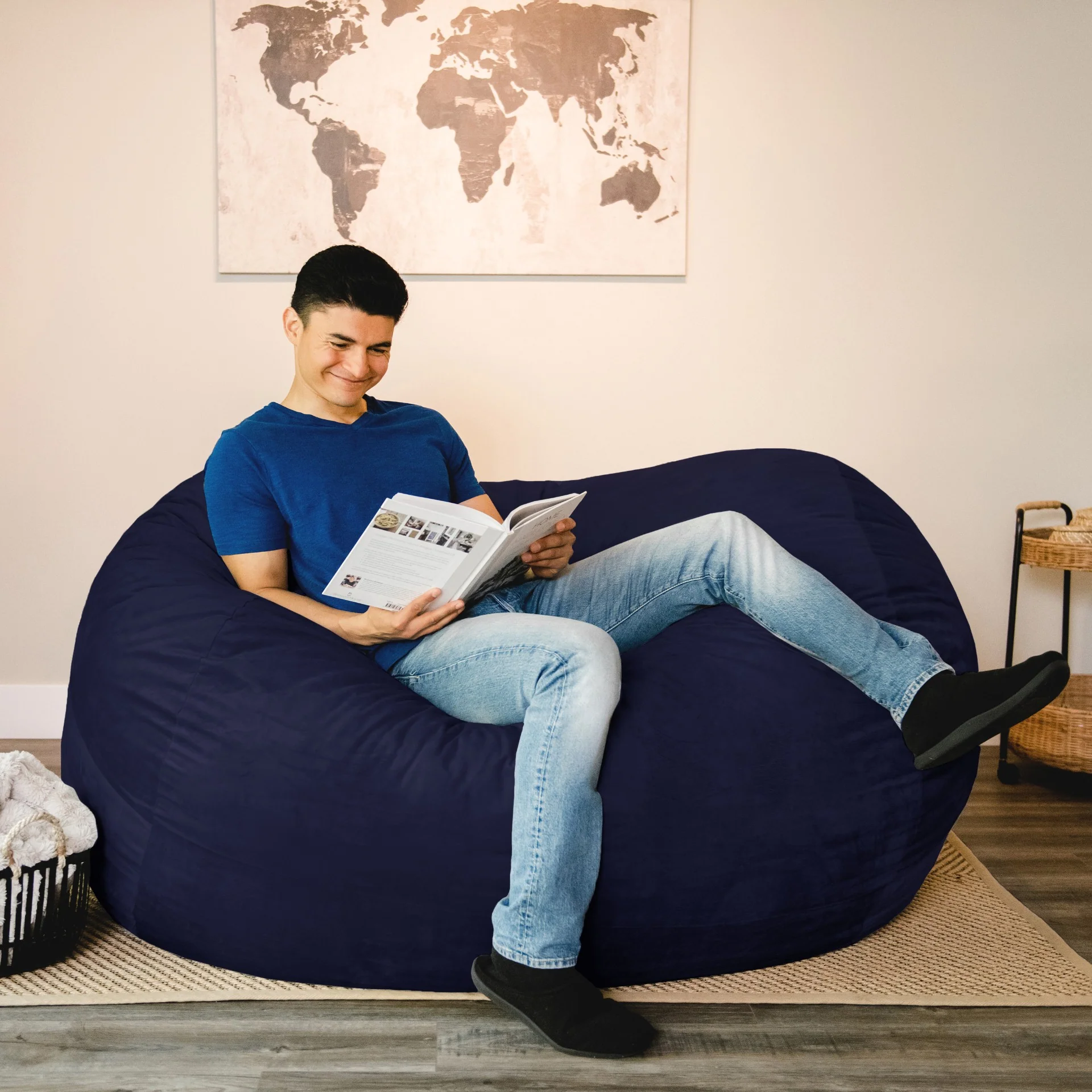 Fuf® 7Ft Foam Bean Bag - Image 19