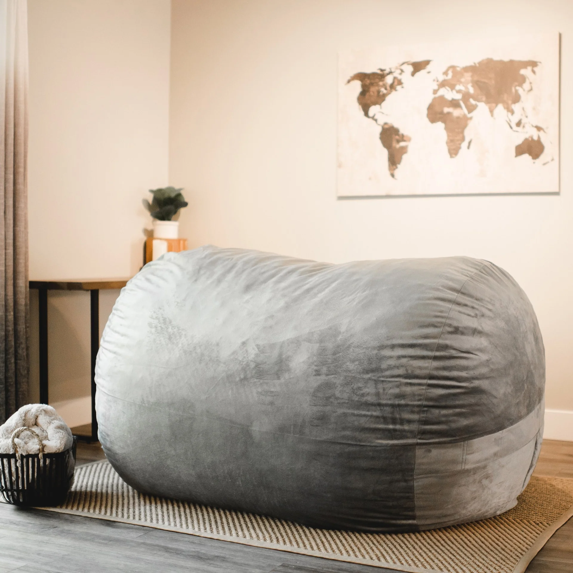 Fuf® 7Ft Foam Bean Bag - Image 35