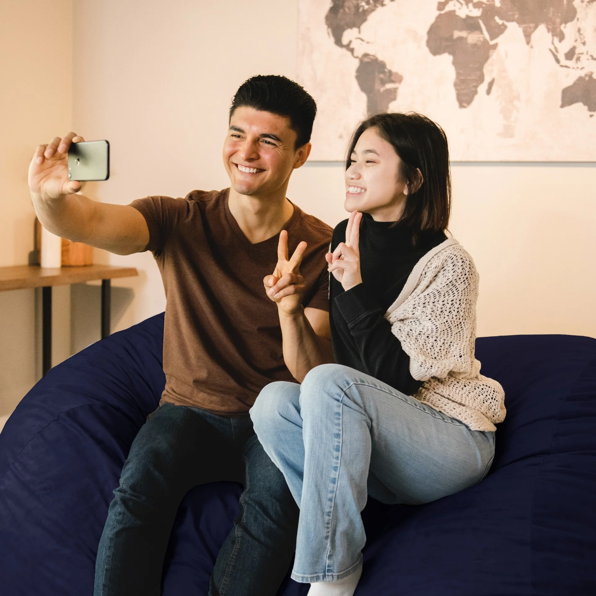 Fuf® 7Ft Foam Bean Bag - Image 41