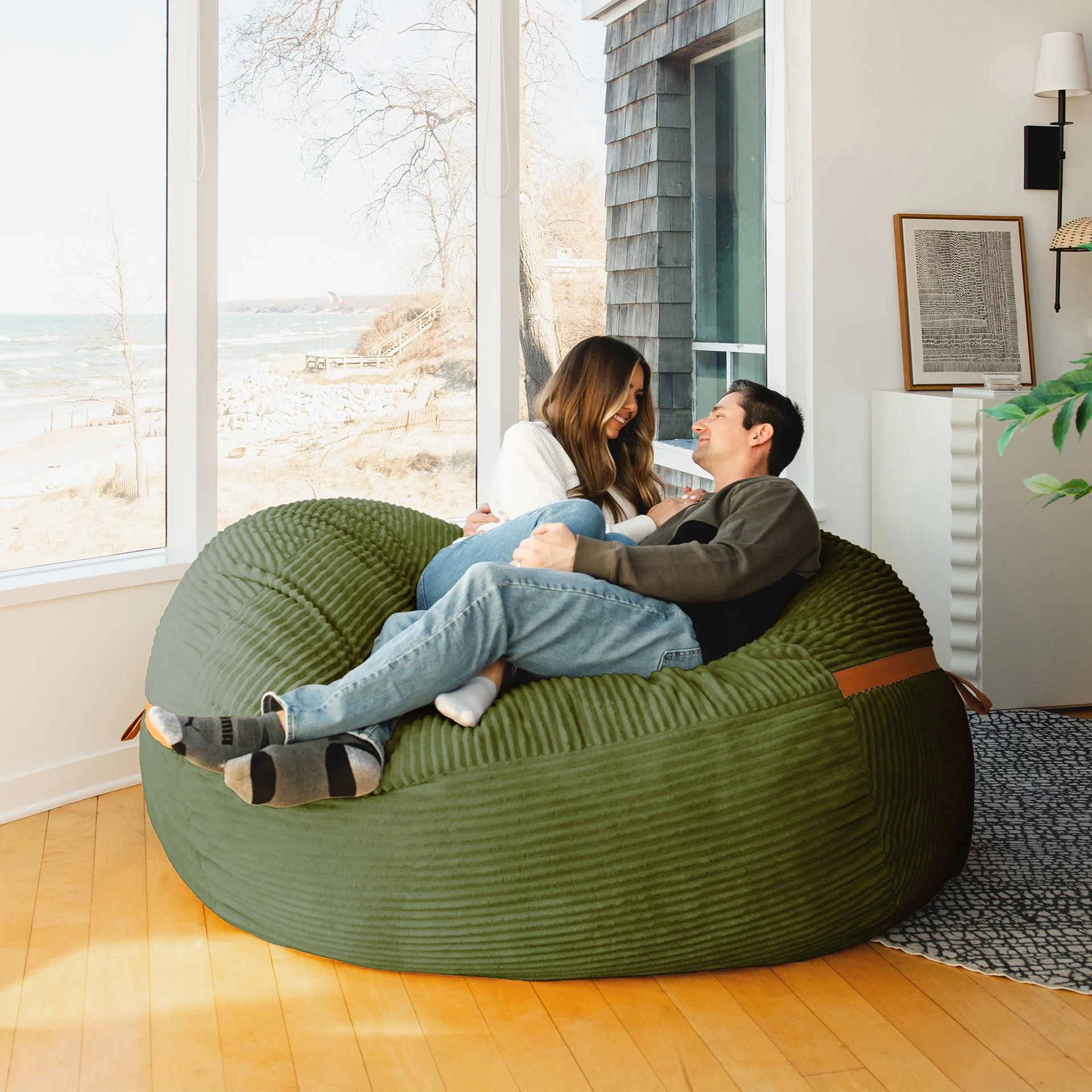 Fuf® 7Ft Foam Bean Bag - Image 6