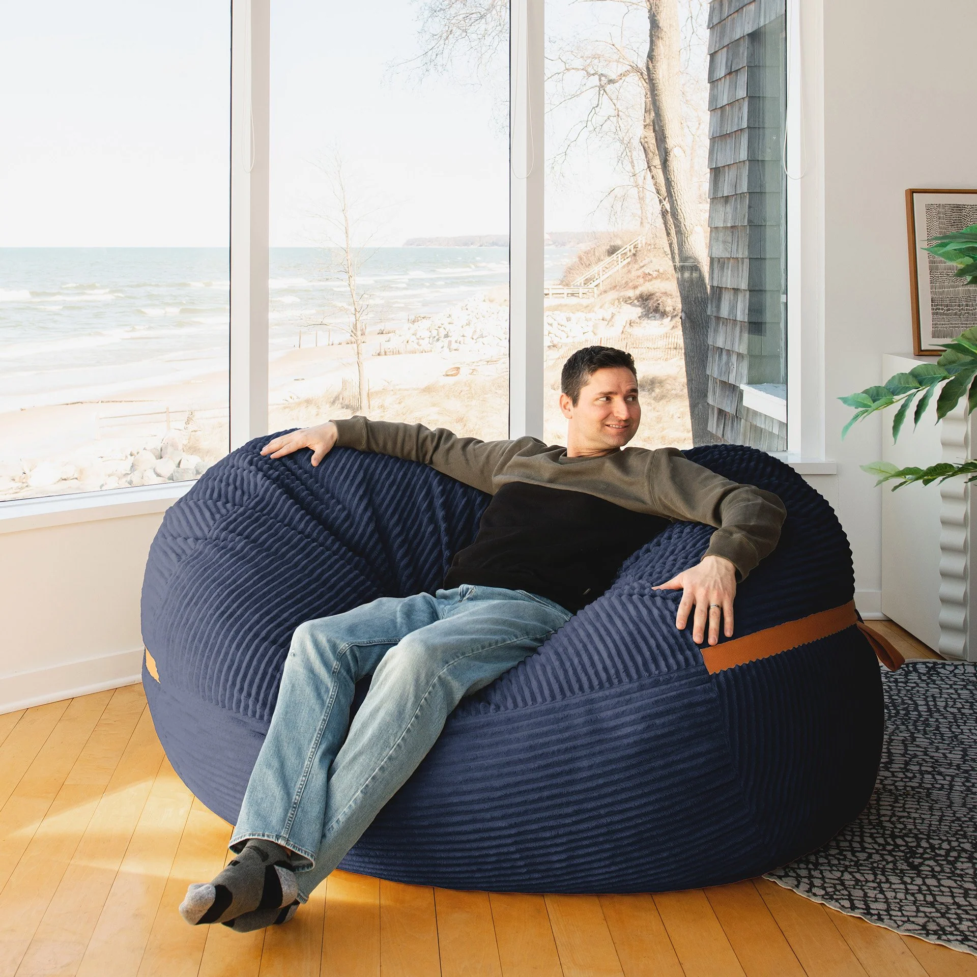 Fuf® 7Ft Foam Bean Bag - Image 74