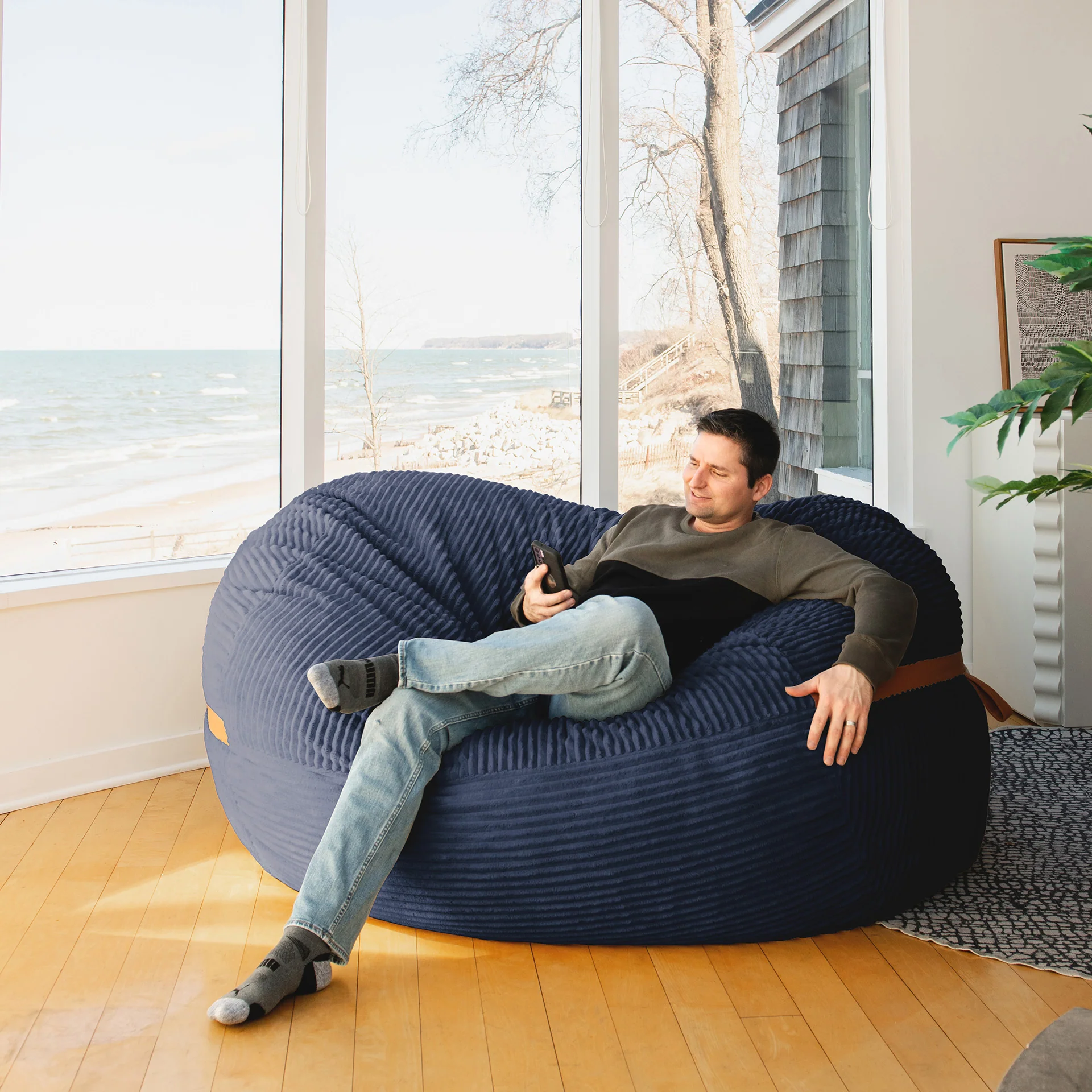 Fuf® 7Ft Foam Bean Bag - Image 75