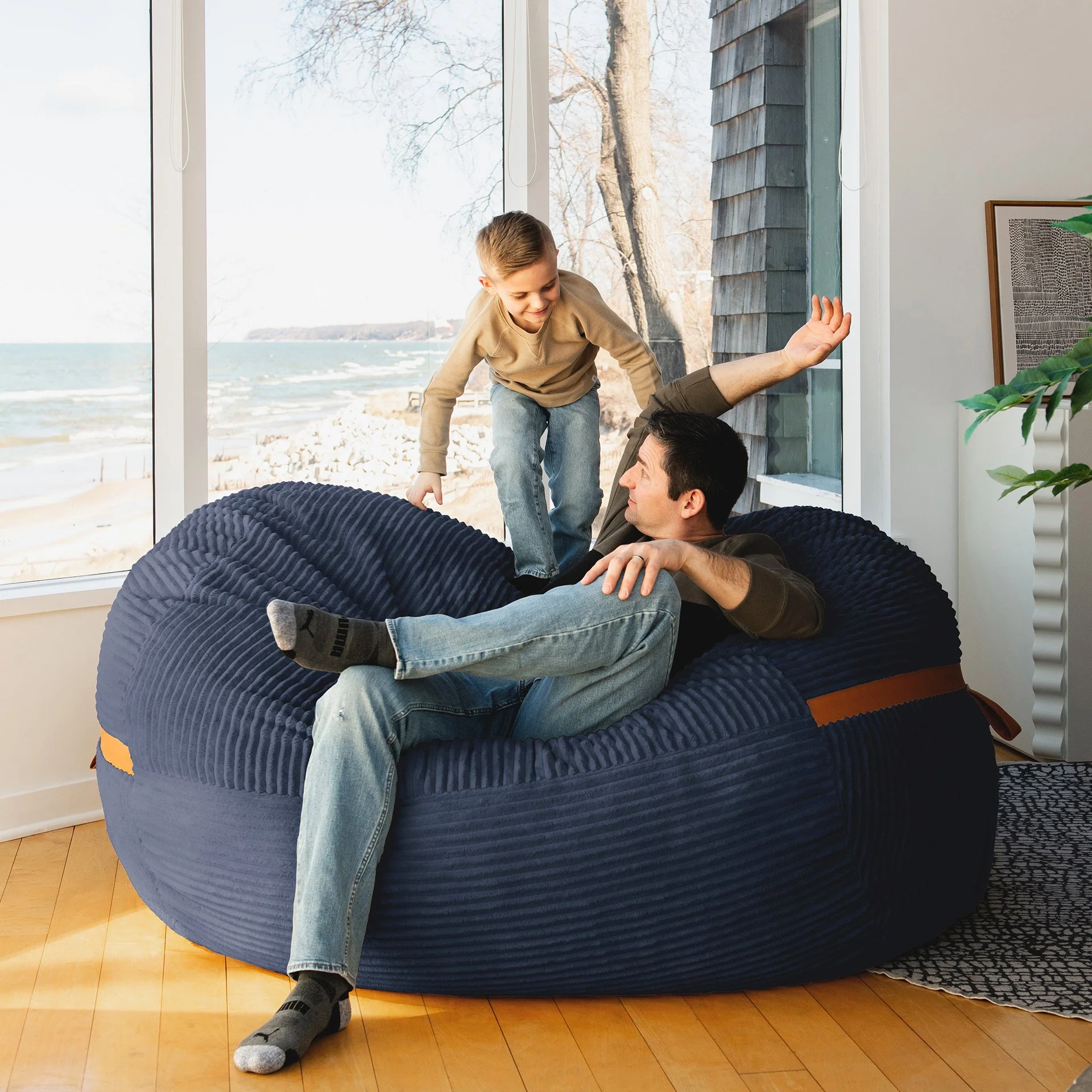 Fuf® 7Ft Foam Bean Bag - Image 76