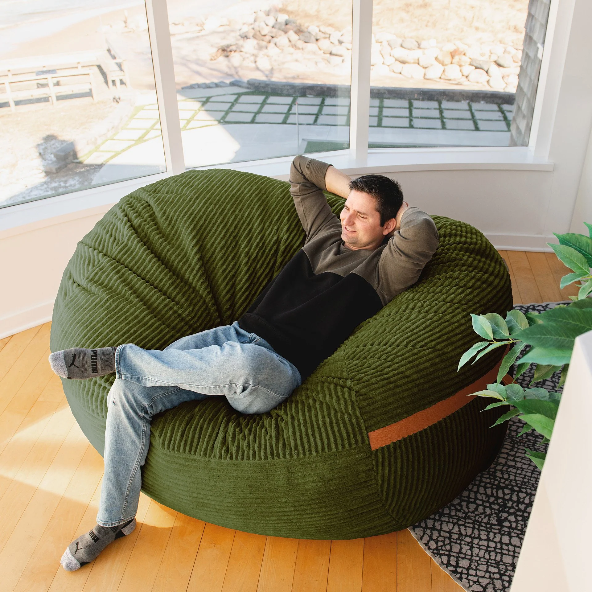 Fuf® 7Ft Foam Bean Bag - Image 78