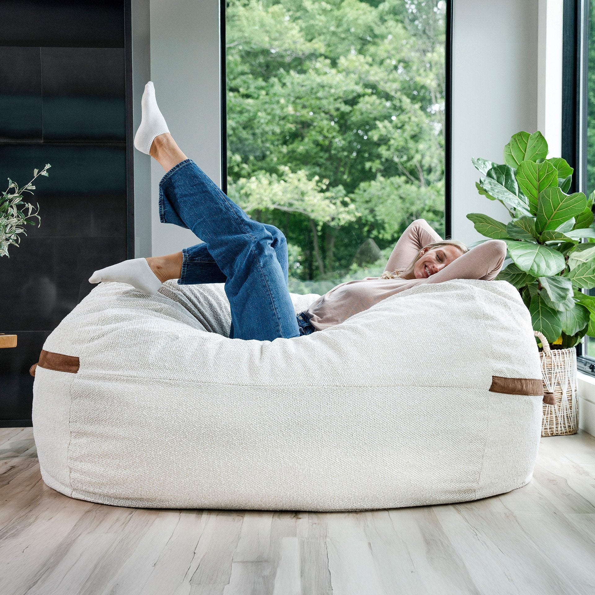 Fuf® 7Ft Foam Bean Bag - Image 98