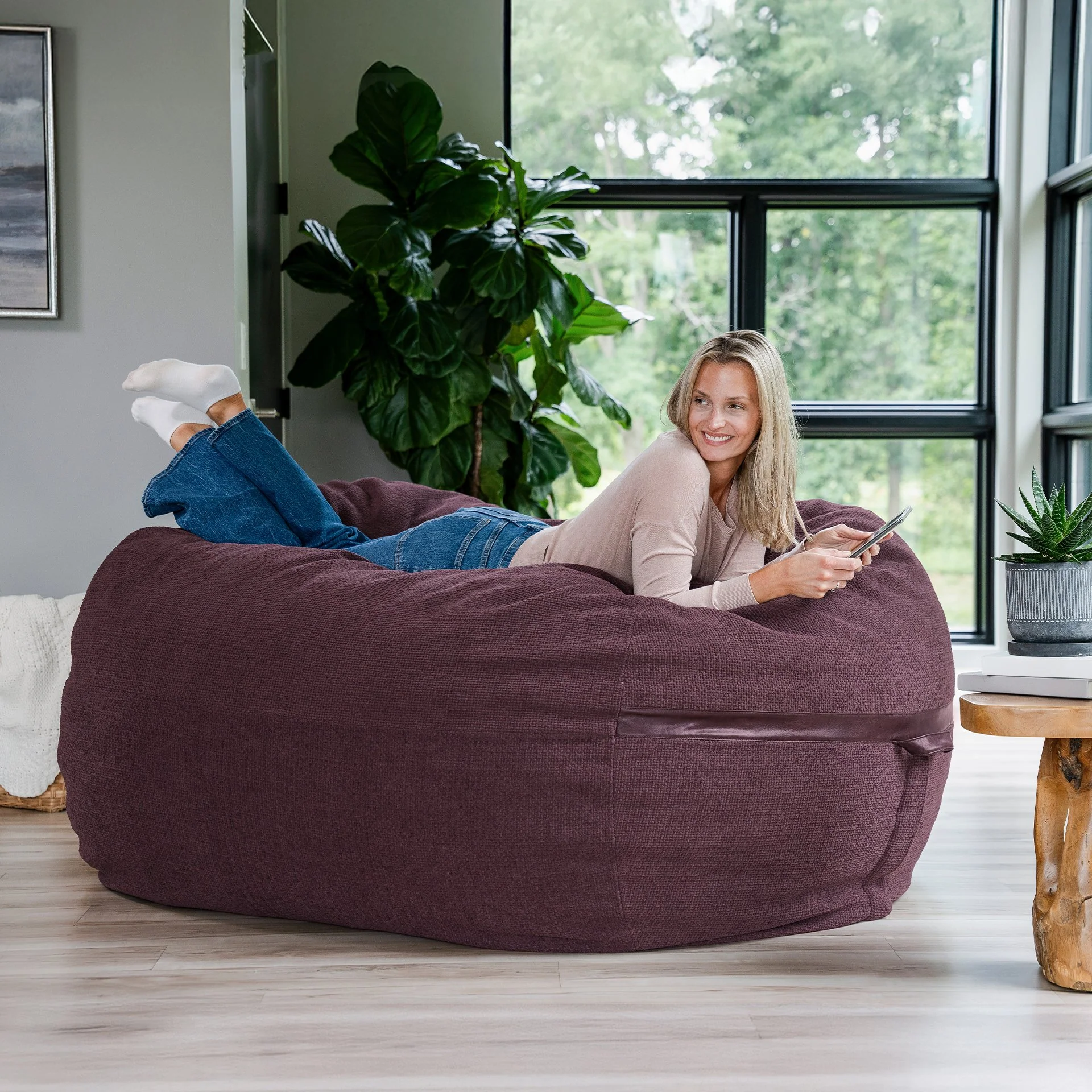 Fuf® 8Ft Giant Bean Bag - Image 126
