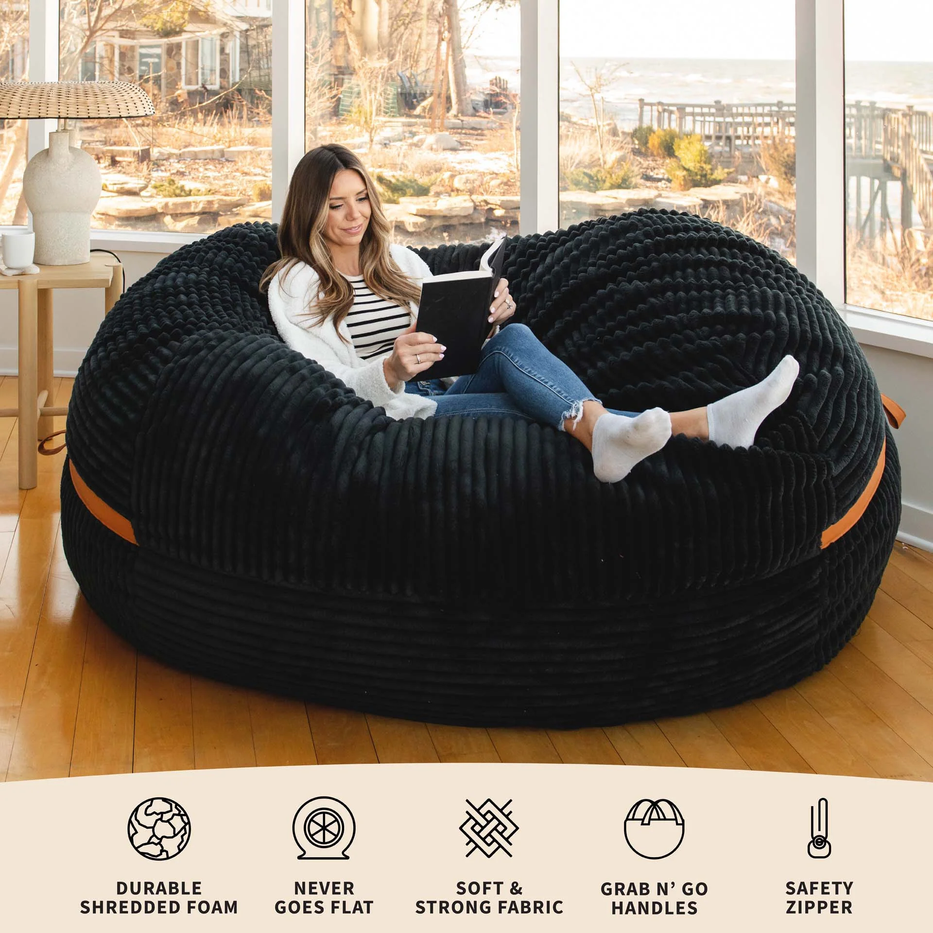 Fuf® 8Ft Giant Bean Bag - Image 13