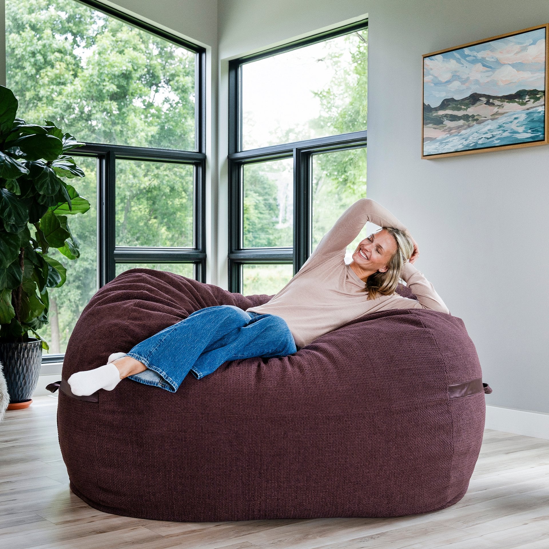 Fuf® 8Ft Giant Bean Bag - Image 130