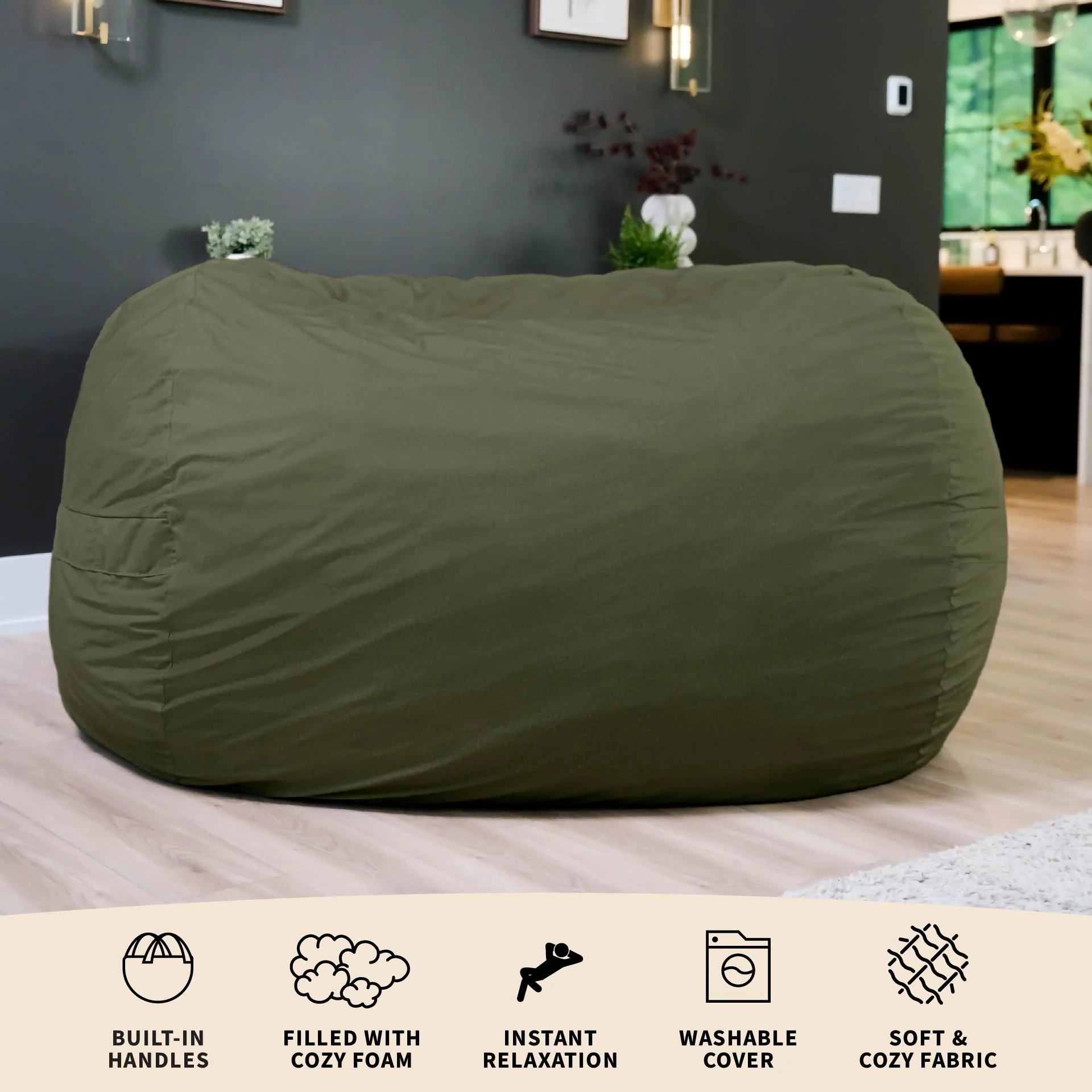 Fuf® 8Ft Giant Bean Bag - Image 180