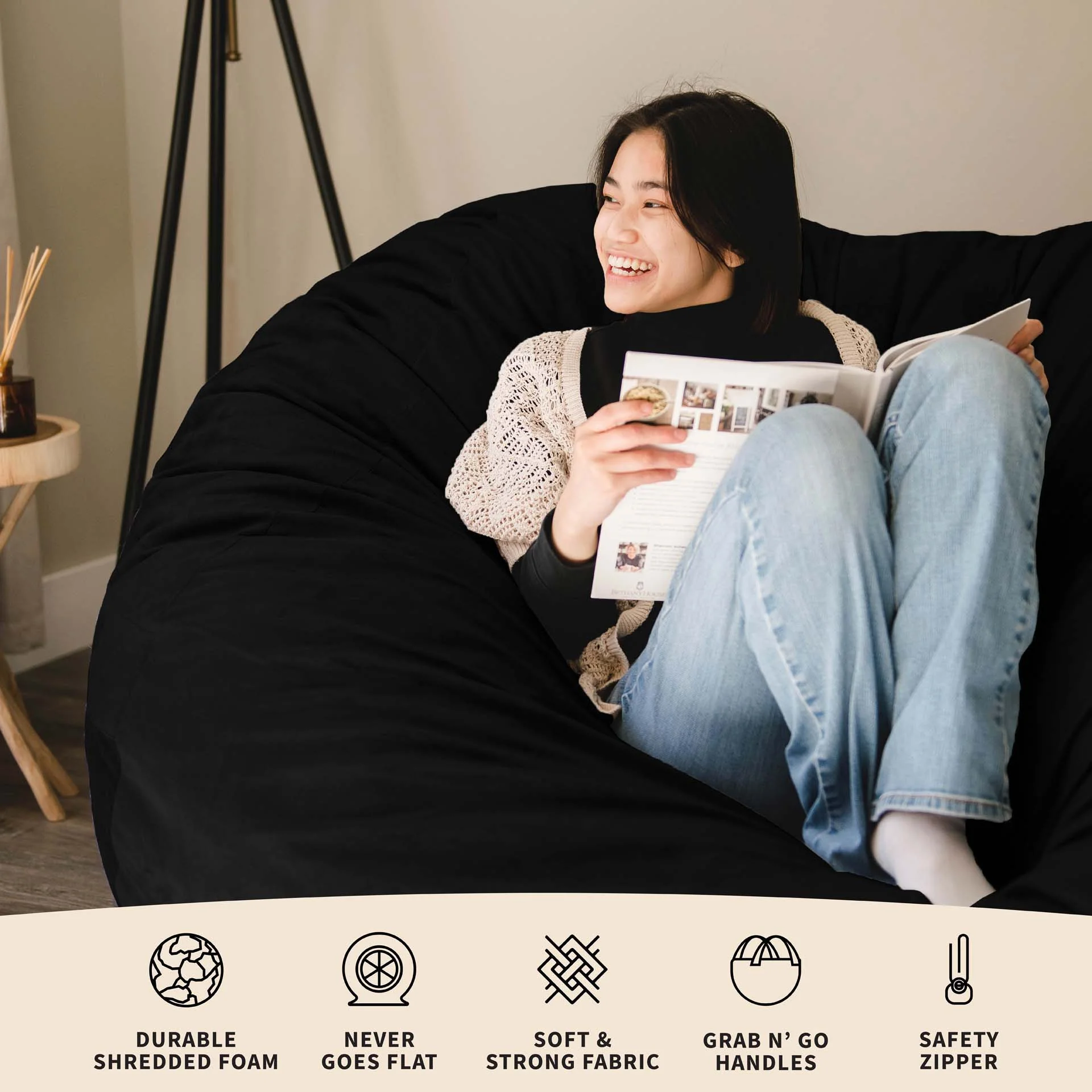 Fuf® 8Ft Giant Bean Bag - Image 26