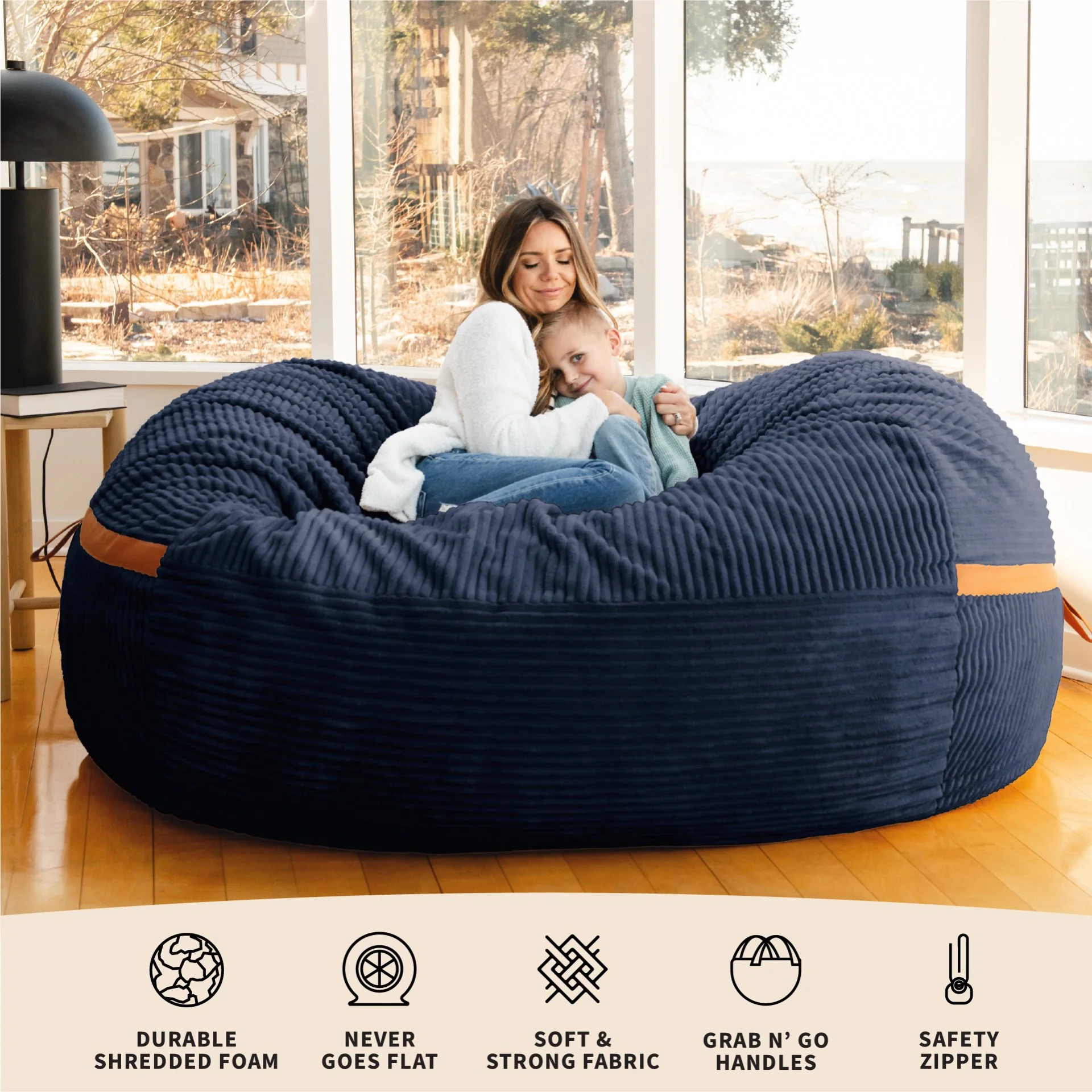 Fuf® 8Ft Giant Bean Bag - Image 90