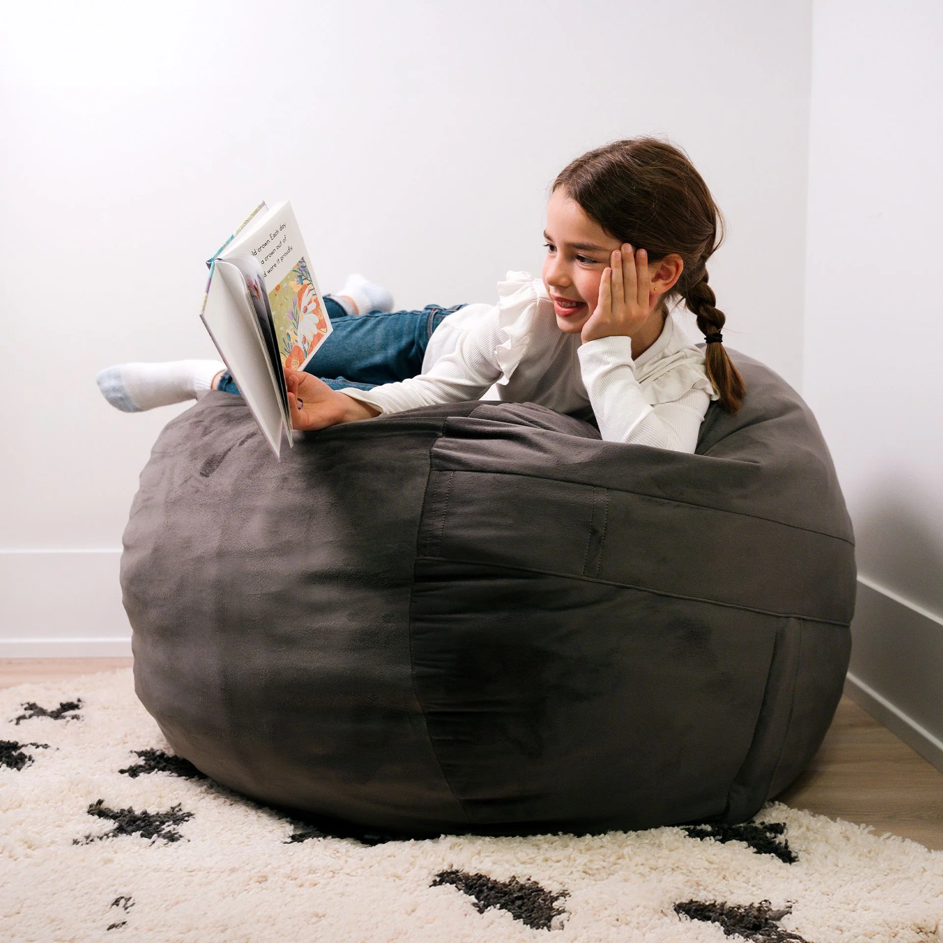 Fuf® 3.5Ft Foam Bean Bag - Image 25