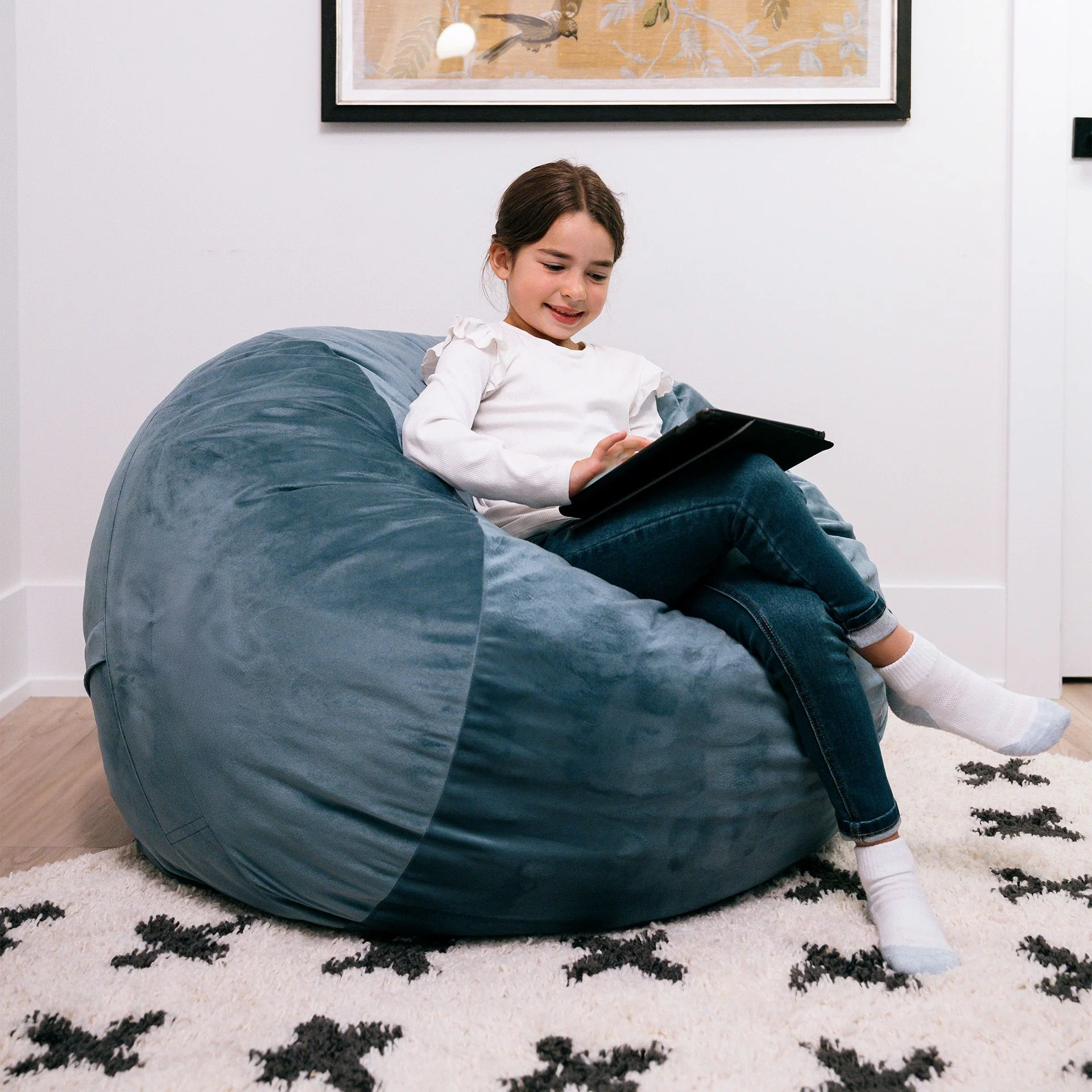 Fuf® 3.5Ft Foam Bean Bag - Image 5