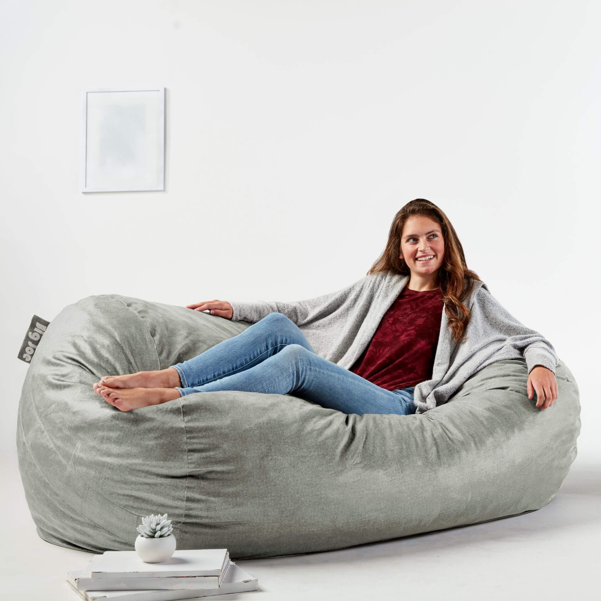 Fuf® 6Ft Foam Bean Bag Lounger - Image 15