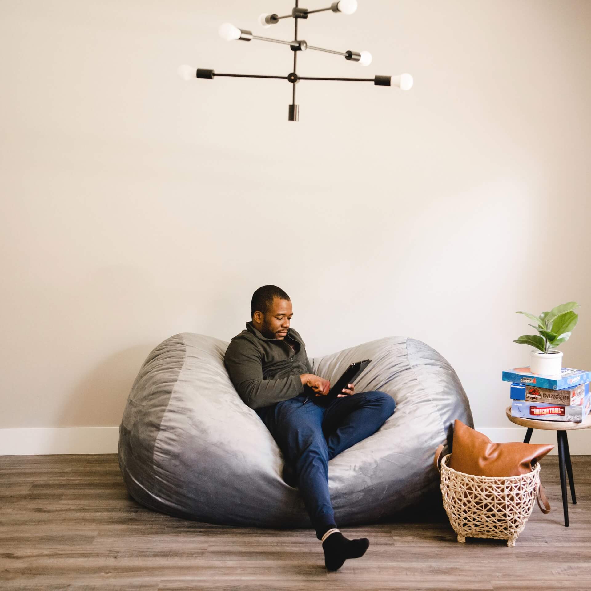 Fuf® 6Ft Foam Bean Bag Lounger - Image 33