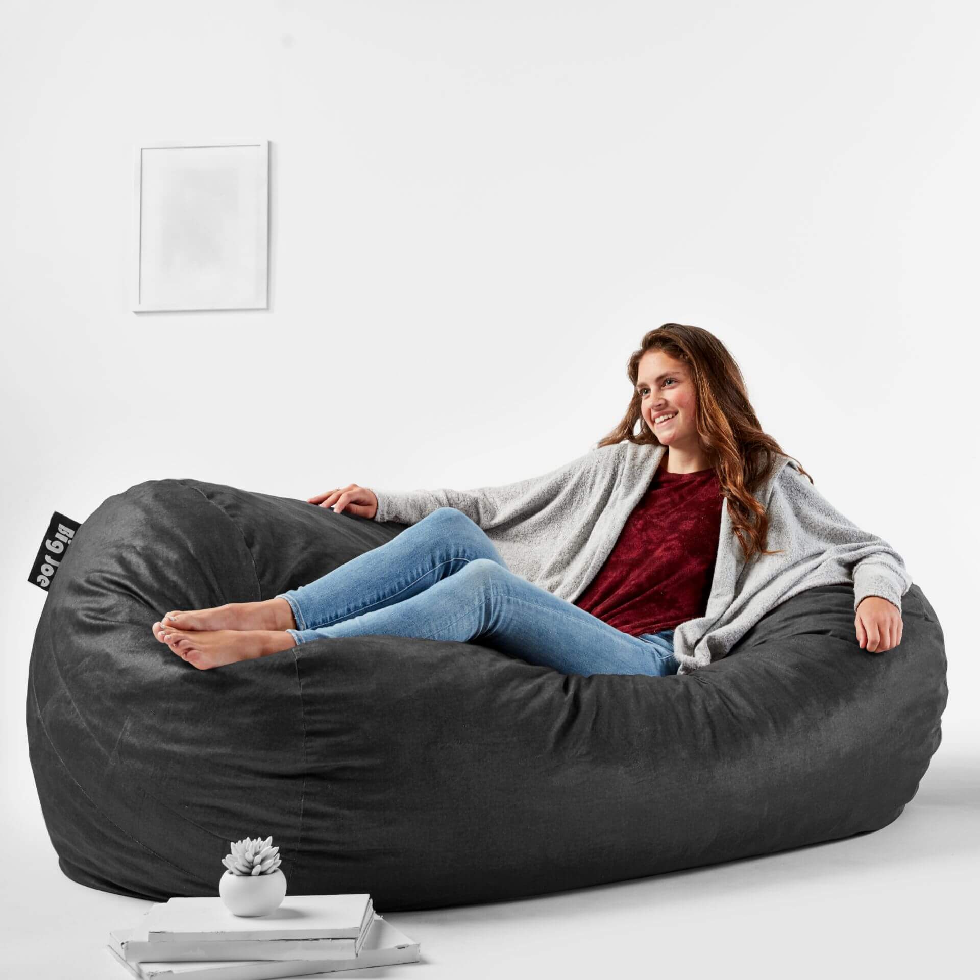 Fuf® 6Ft Foam Bean Bag Lounger - Image 4