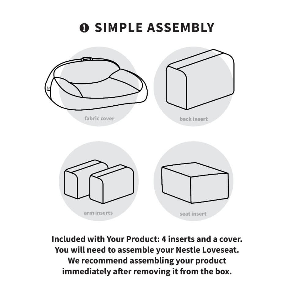 Nestle Loveseat - Image 16