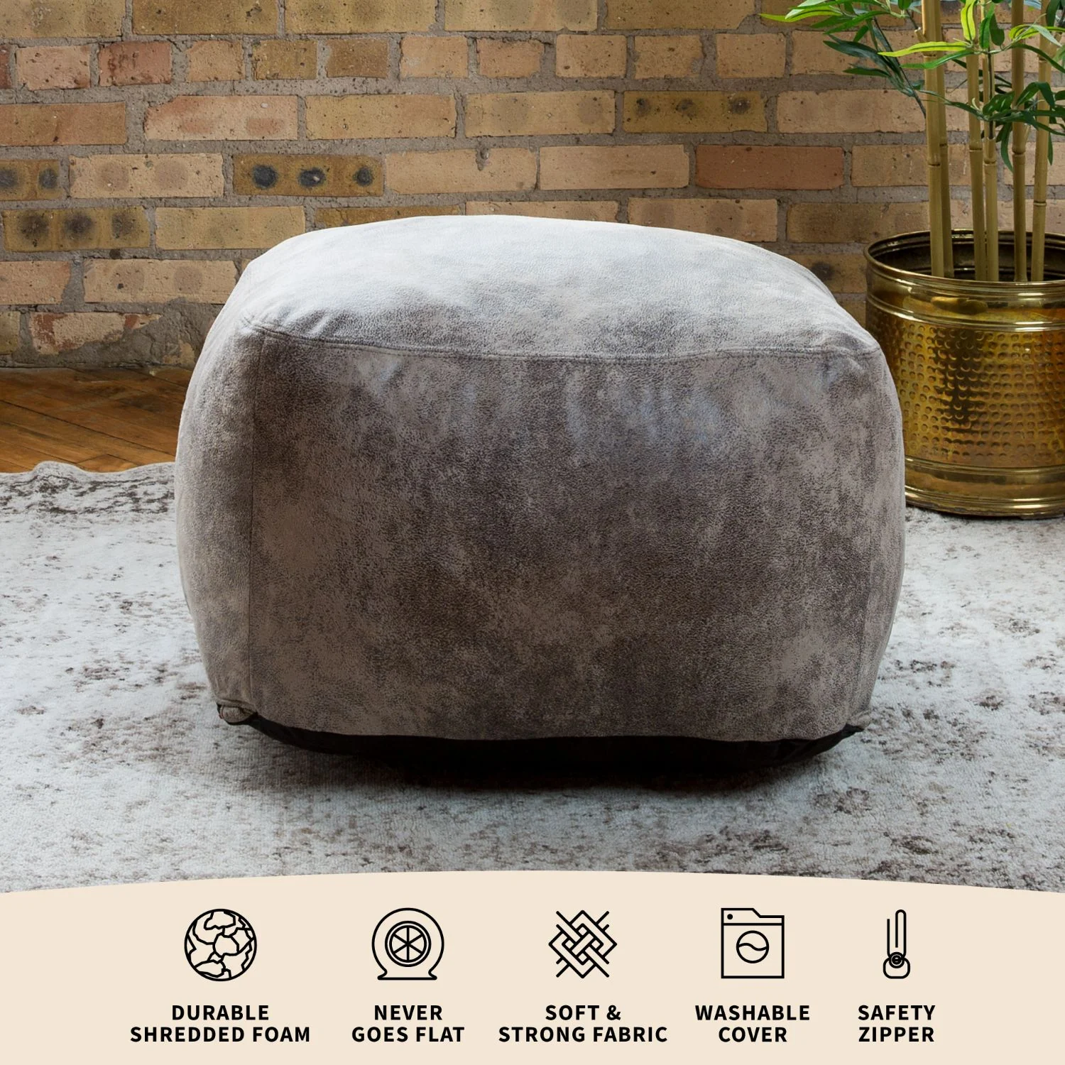 Nestle Loveseat Ottoman - Image 3