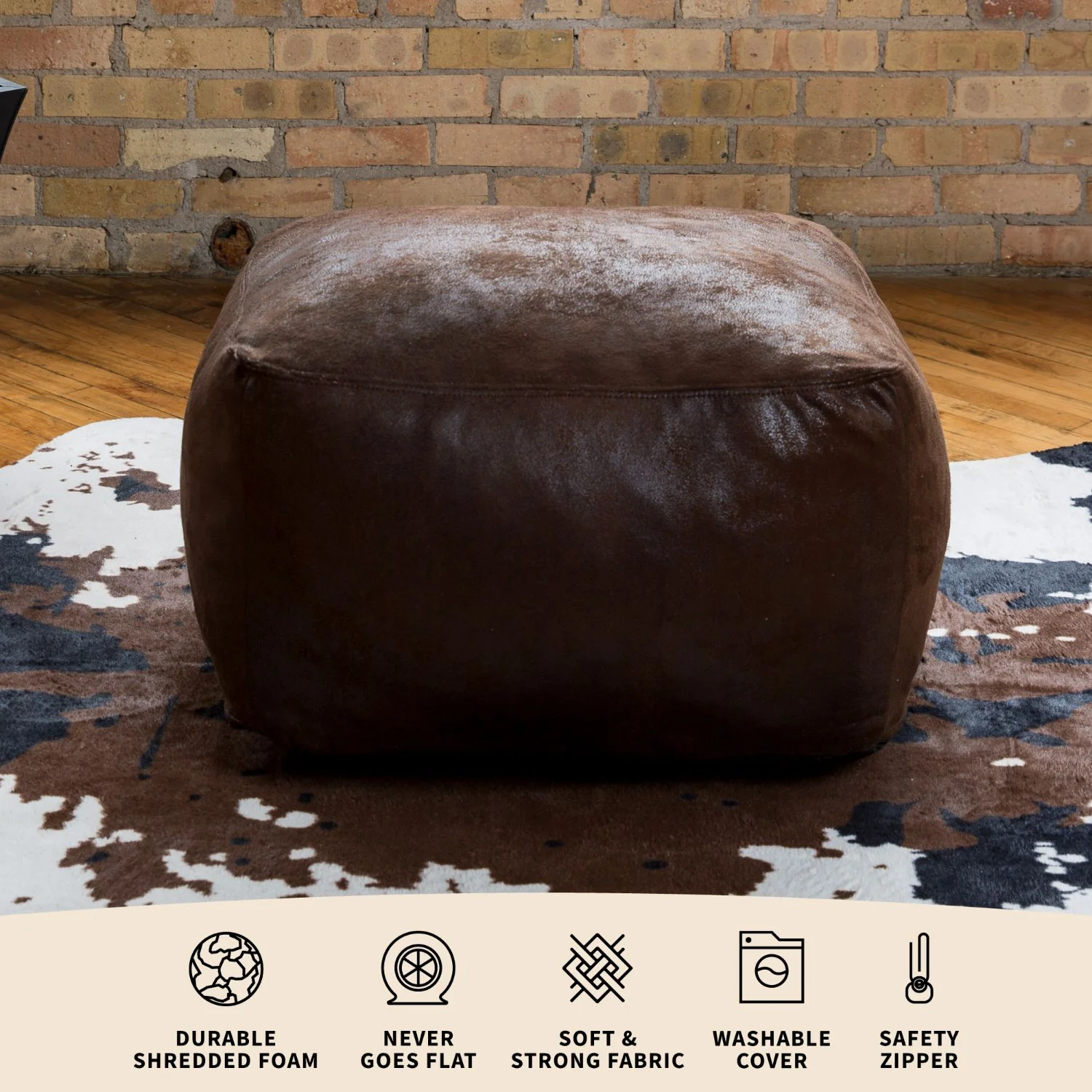 Nestle Loveseat Ottoman - Image 9